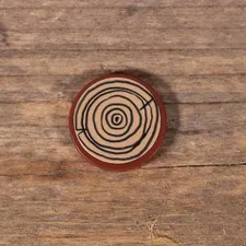 LEGO Friends Reddish Brown Tile Round 2x2 Bottom Stud Holder Tree Stump