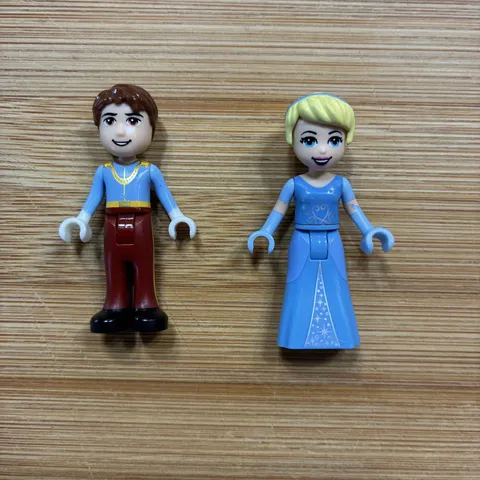 Lego 41154 Disney Cinderella Prince Charming Minifigures Dp008 Dp009 Castle