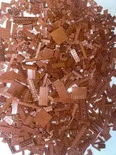 Lego Reddish Brown 64oz / 4 LB Pound Bulk Lot Plates Bricks & More New/Used