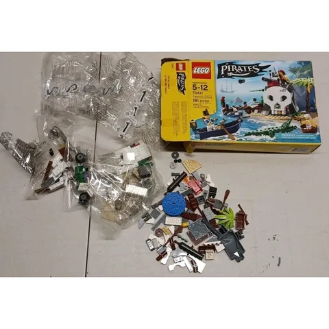 LEGO PIRATES TREASURE ISLAND 70411 Box And Parts Only