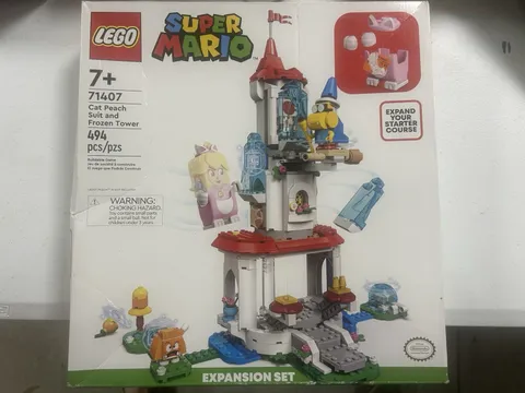 LEGO Super Mario: Cat Peach Suit and Frozen Tower (71407) COMPLETE SET SEALED!!