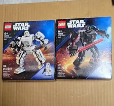 LEGO Star Wars 75368-75370 Darth Vader & Stormtrooper Mech Lot 6+ 138-139pc