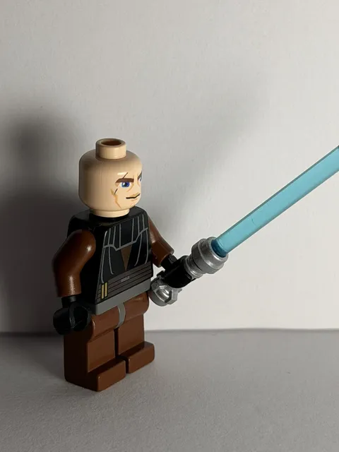 LEGO Star Wars Clone Wars: Anakin Skywalker LIGHTSABER sw0317, 7957 missing hair