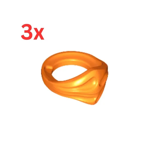 LEGO Minifigure 3x Bandana Orange Ninja Ninjago Western Cowboy Scarf #I-051