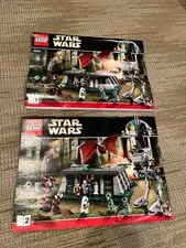 LEGO Star Wars 8038 Battle Of Endor Instructions Only Manual 1 & 2 Books