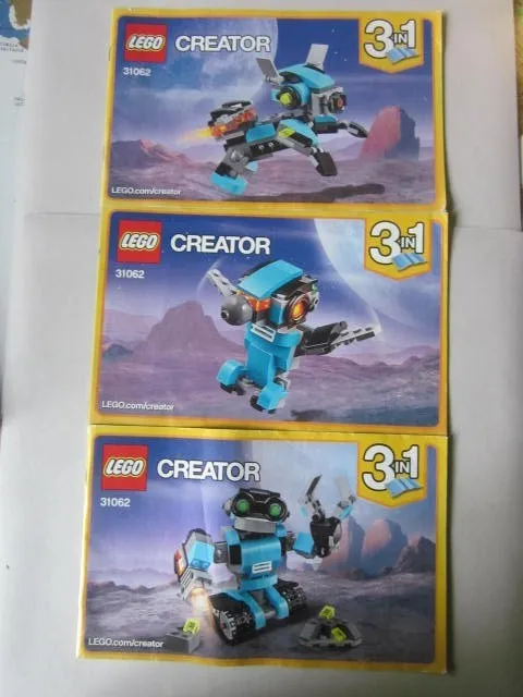 Lego Building Instructions Instruction Creator 31062 3 in 1