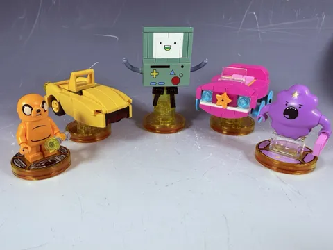 Adventure Time Lego Dimensions Team Pack 5 Minifigure Lot Jake Lumpy BMO