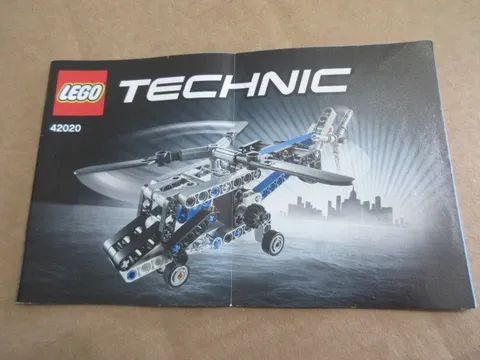 LEGO Techninc helicopter 42020 - manual 