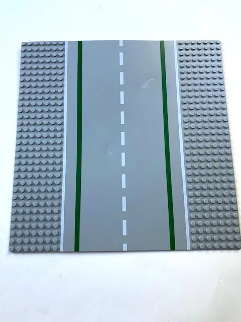 LEGO Thin-Style Base Roadway Plate, 32x32 (10"x10"), Part # 3811, Gray, w/DAMAGE