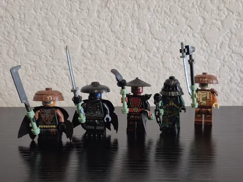 Lego Ninjago Forbidden Five Minifigure Lot Of 5 Nokt Drix Rox Kur Zarkt