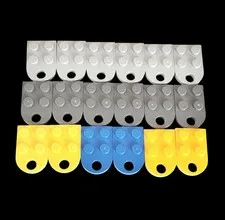 18 PCS NEW LEGO 3176 Plate, Modified 3 x 2 with Hole Mixed Colors