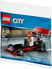 LEGO 30358 City Dragster - Polybag w/Racecar Driver Minifig New Sealed