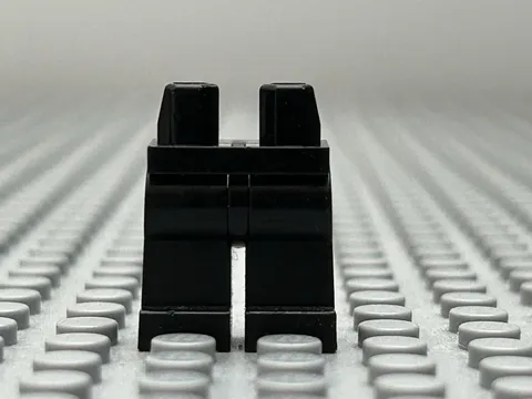 LEGO Black Hips and Legs Plain