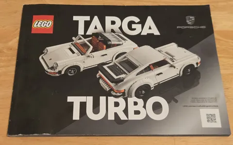 LEGO Porsche Targa Turbo Instructional Booklet Only
