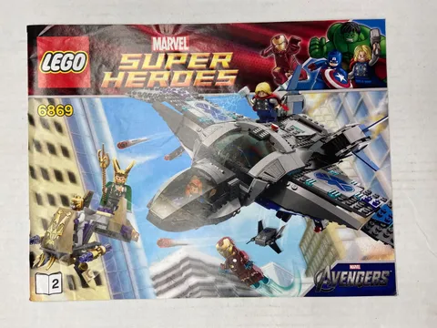 LEGO 6869 Quinjet Aerial Battle Instructions Book 1 - Marvel Avengers