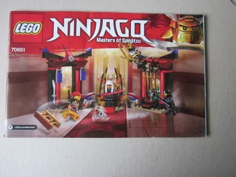Lego System Building Instructions Instruction Ninjago 79622-2 Masters of Spinjitzu