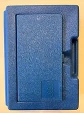 Lego Carrying Case Storage Box Bin Hard Plastic USA 80s 1983 Vintage Blue 