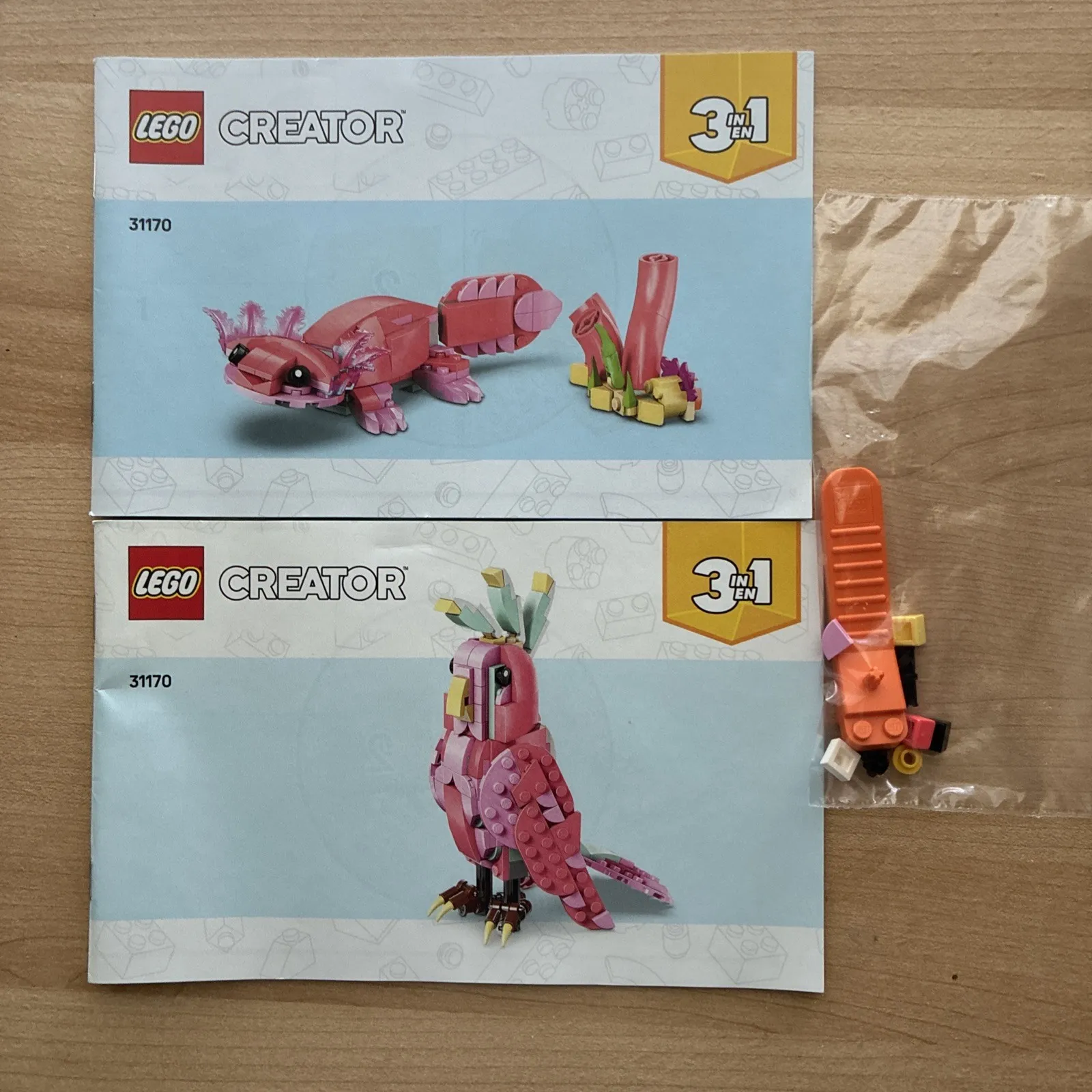 Rebuild The World Lego Manual Creator (31170) Lot 2 + Additional parts