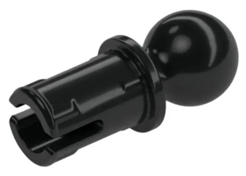 Lego NEW TECHNIC PIN Black with Friction Ridges and Tow Ball Part 6628 D828