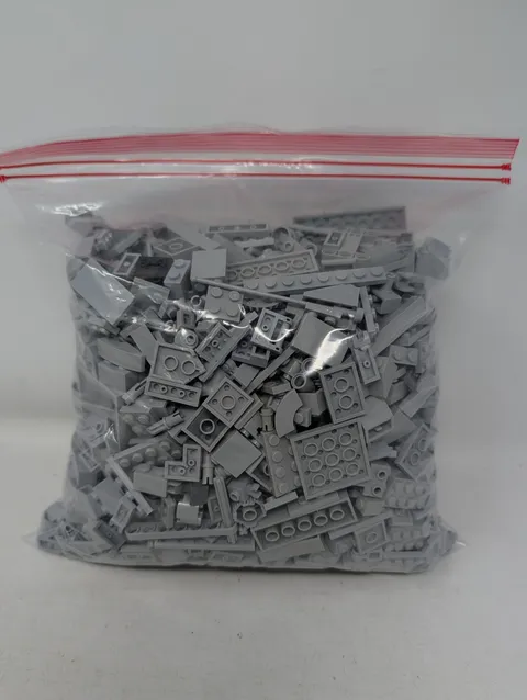 LEGO Bricks Bulk Lot - LIGHT GRAY, GREY - Gallon Size Bag Full