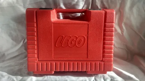 LEGO: Vintage 1985 Red Carrying Case Box with Lift Top | Classic Original
