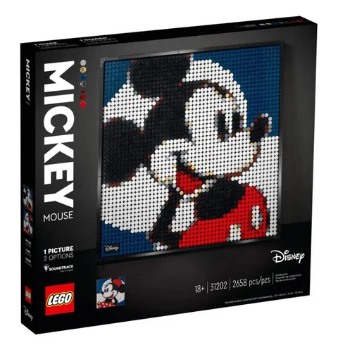 LEGO Art 31202 Disney Mickey Mouse Wall Art Display Building Set