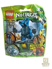 NEW LEGO Ninjago Mezmo Booster Pack 9555 Rare Golden Hypno Fang Weapon US Retail