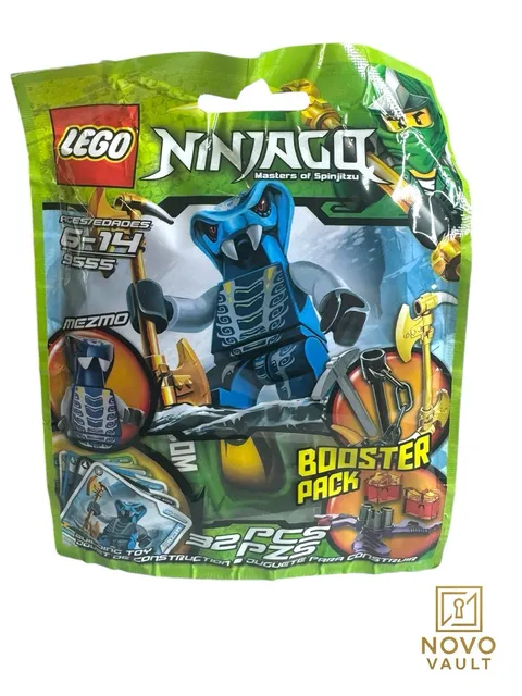 NEW LEGO Ninjago Mezmo Booster Pack 9555 Rare Golden Hypno Fang Weapon US Retail