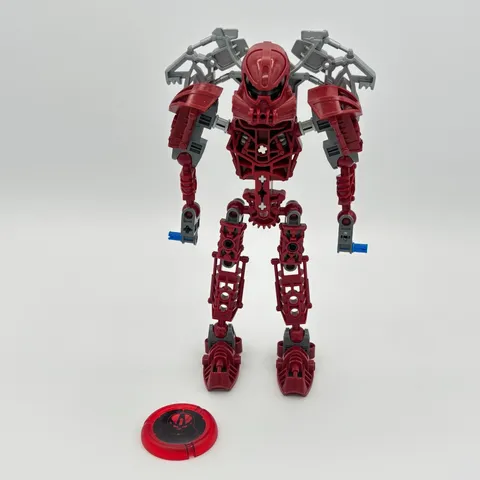 LEGO BIONICLE: Toa Metru Vakana (8601) - Complete w/ Disc No Box or Instructions
