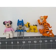 LEGO Duplo Figure Lot Disney Minnie Pluto Tigger DC Batman