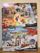 LEGO MARVEL 76267 Avengers & Friends 41758 Advent Calendar Christmas Holiday Lot