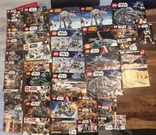 LEGO Star Wars instruction manual lot for over 40 sets