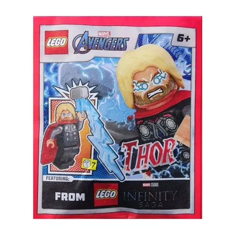 LEGO Marvel Superheroes Thor Infinity Saga Minifigure Paper Bag Set 242403