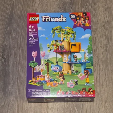 LEGO FRIENDS #42666 CAT BIRTHDAY PARTY Tree House NEW SEALED BOX