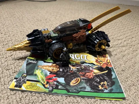 2013 LEGO Ninjago: Cole's Earth Driller (70502) Complete W Minifigure & Manual