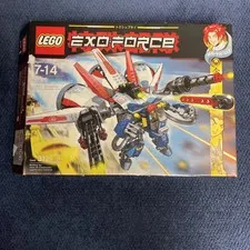 LEGO Exo-Force 8106 Aero Booster 100% Complete W/Box & Book Good Condition 