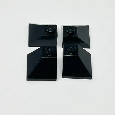 3045 LEGO Parts Slope 45 2x2 Double Convex BLACK (4)