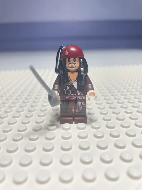 Lego Captain Jack Sparrow 4193 4194 4195 Pirates of the Caribbean Minifigure