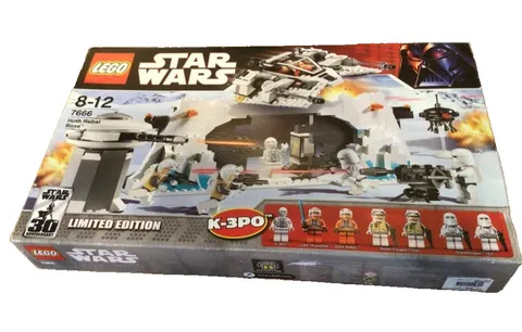 LEGO 7666 Hoth Rebel Base Star Wars Episode V 2007 Complete