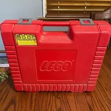 LEGO Vintage hard case 1985 with Lego 80 pieces