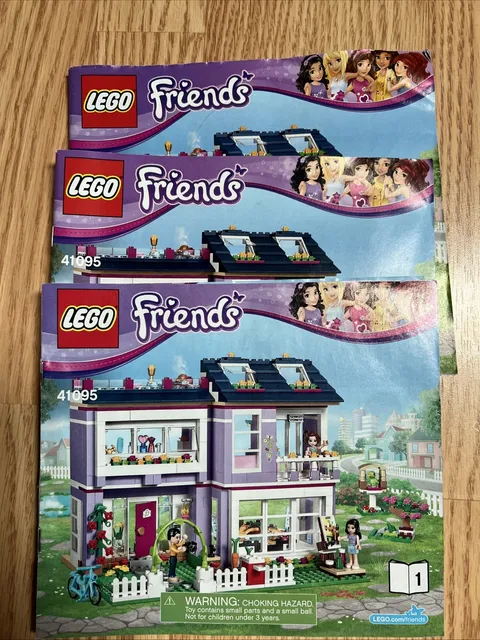 Lego friends 41095 Instruction Booklets Emma’s house Heartlake city