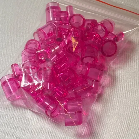 25x NEW Genuine LEGO - Trans-Dark PinkMinifigure, Utensil Cup