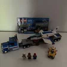 Retired Lego Set 60079 Lego City: Training Jet Transporter (100% Complete)