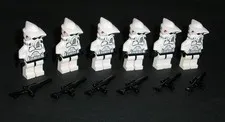 LEGO Star Wars CLONE ARF TROOPER Razor 91st Recon Corp Lot of 6 Minifigs 7913
