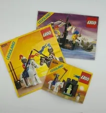 3 VTG Lego Instruction MANUALS ONLY - 6021, 6034, 6257
