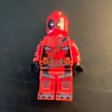 LEGO DEADPOOL MINIFIGURE Red & Black Plastic Character Figure