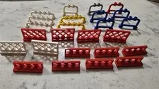 Vintage LEGO Rail And Fence Pieces Lot Of 25