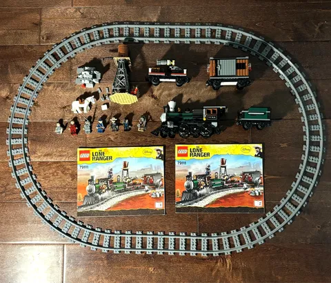 RARE LEGO Lone Ranger Constitution Train Chase Set 79111 100% COMPLETE W/ Manual