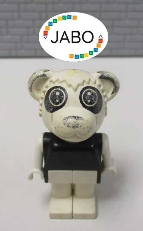 ( E5 / 2 ) Lego Fabuland figure fab10a Patrick Panda 3628