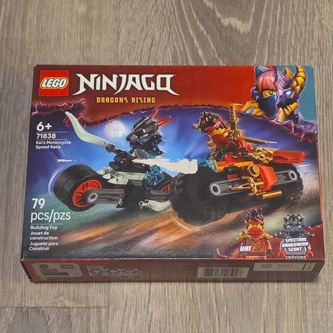 LEGO NINJAGO Dragons Rising Kai's Motorcycle Speed Race 71838 New Sealed 